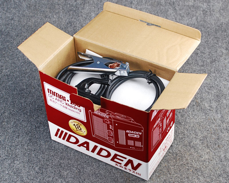 Jual-Mesin-Las-Listrik-Welding-Machine-Daiden-MMai-160-Packaging-open