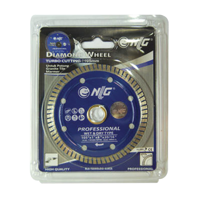 NLG Professional Turbo Type Diamond Wheel Pisau Potong 