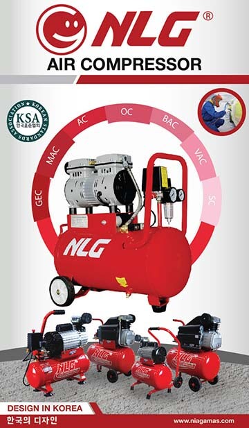 NLG Air Compressor, design in Korea